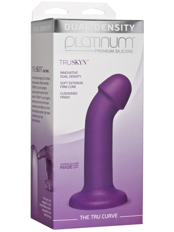 Doc Johnson Platinum The Tru Curve G Spot Dildo Realistic Dildos