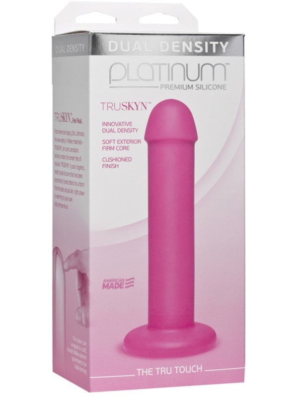 Doc Johnson Platinum The Tru Touch Silicone Dildo Realistic Dildos