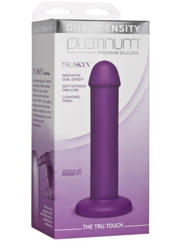 Doc Johnson Platinum The Tru Touch Silicone Dildo Realistic Dildos