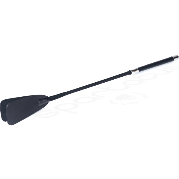 Spartacus Enterprises - 21in Leather Riding Crop for Pleasurable Pain Whips And Crops
