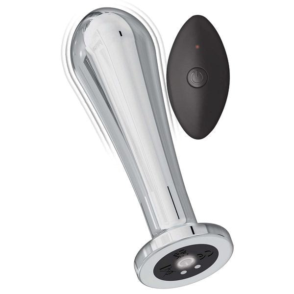 Pleasure-Enhancing Remote Vibrating Metal Anal Plug Anal Vibrators