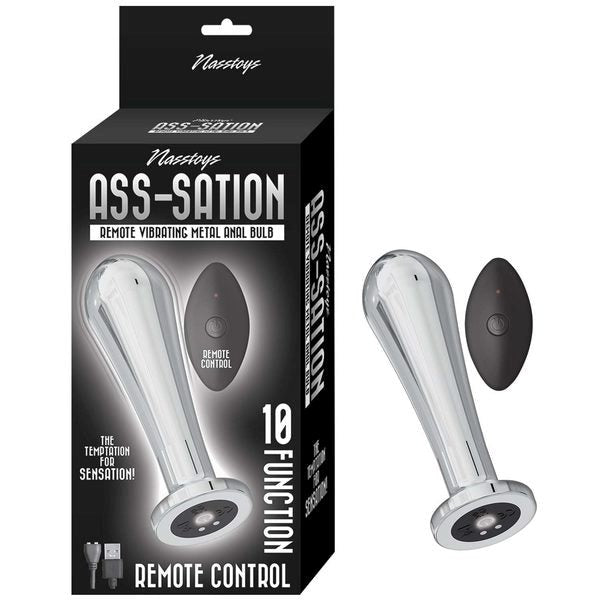 Pleasure-Enhancing Remote Vibrating Metal Anal Plug Anal Vibrators