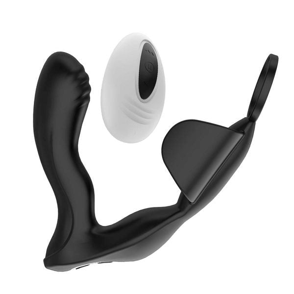 Nasstoys Dual-Motor P-Spot Massager - Heating, Vibrations, and Cock Ring Prostate Toys