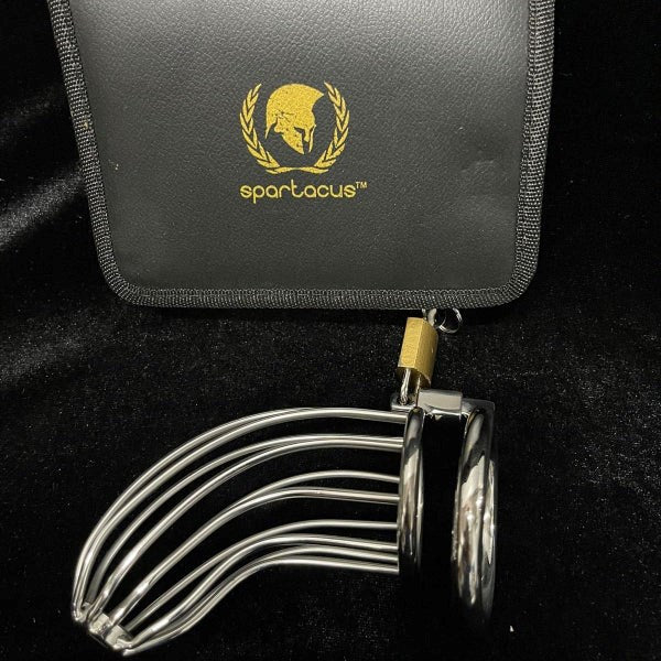 Spartacus Bird Cage - Premium Stainless Steel Chastity Device Male Chastity