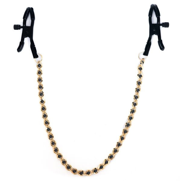Sophisticated Intimacy - Spartacus Black Alligator Tip Clamp Nipple and Clit Clamps