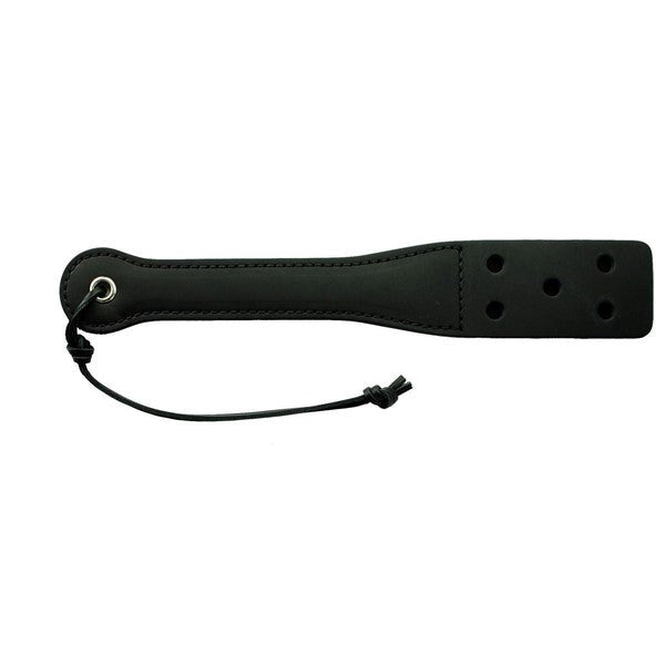 Spartacus Enterprises - 12-inch Black Latigo Leather Slapper Paddles And Slappers