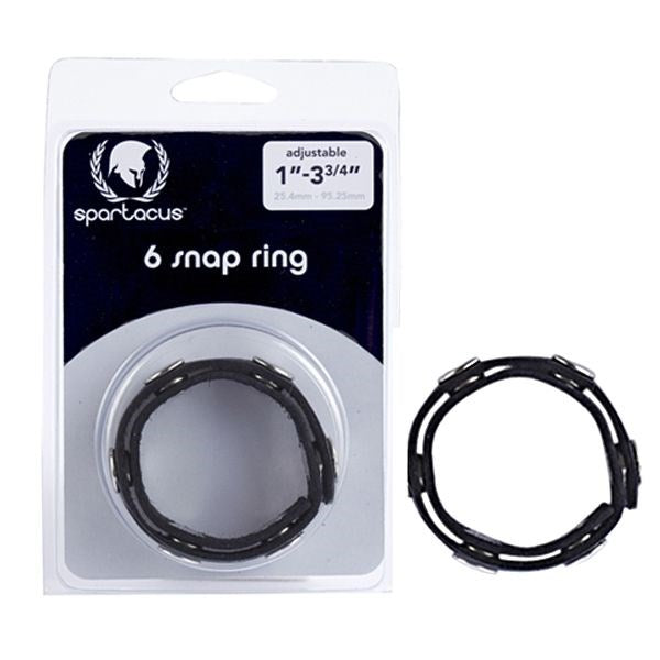 Spartacus Adjustable Leather Penis Ring - Comfort and Control Cock Rings