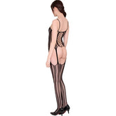 Starfire Daydream - Slimming Suspender Stockings with Bold Open Design Body Stockings