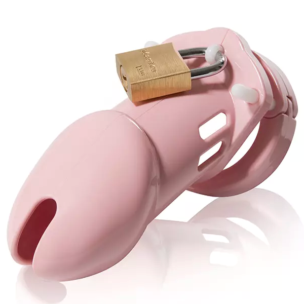 Enchanting Chastity Experience - CB-6000 Pink Cage Kit Male Chastity