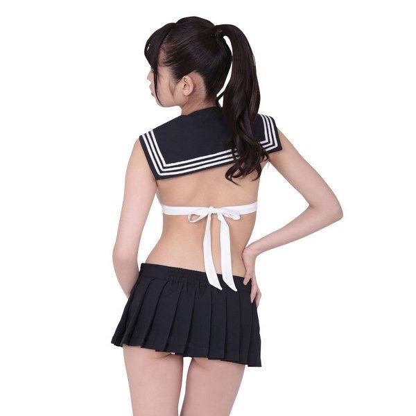 Starfire Daydream's Daring Schoolgirl Crop Top and Micro Mini Skirt Skirts And Club Wear