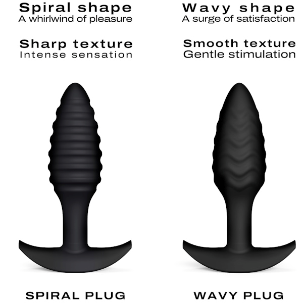 DORCEL Spiral Pleasure - Indulge in Unparalleled Sensations Butt Plugs