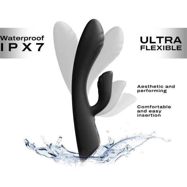 DORCEL Ultra Flexi Waterproof Vibrating Rabbit - Dual Stimulation for Ecstasy Rabbit Vibrators