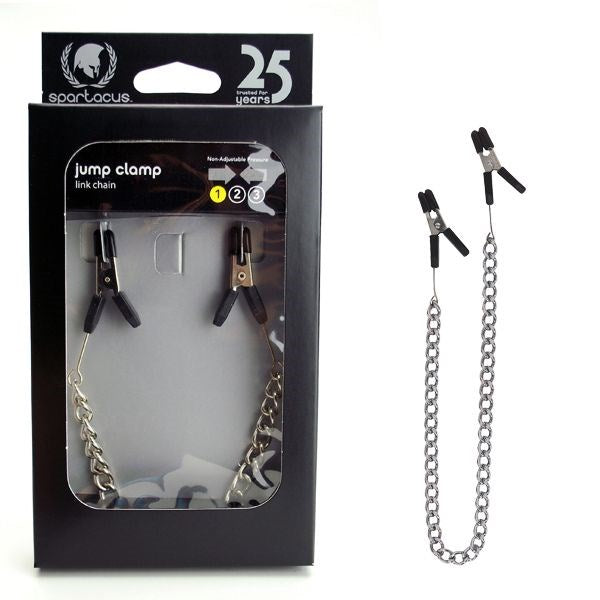 Spartacus Endurance-Jump Nipple Clamps - Powerful Stimulation, Comfort-Focused Design Nipple and Clit Clamps