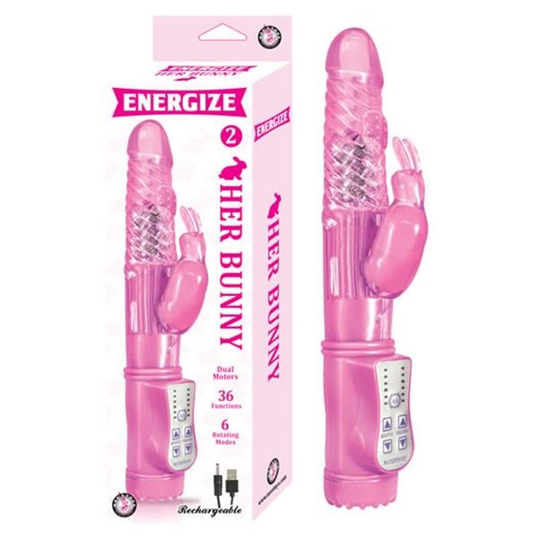Nasstoys ENERGIZE Her Bunny 2 - Dual Motor Rabbit Vibrator Rabbit Vibrators