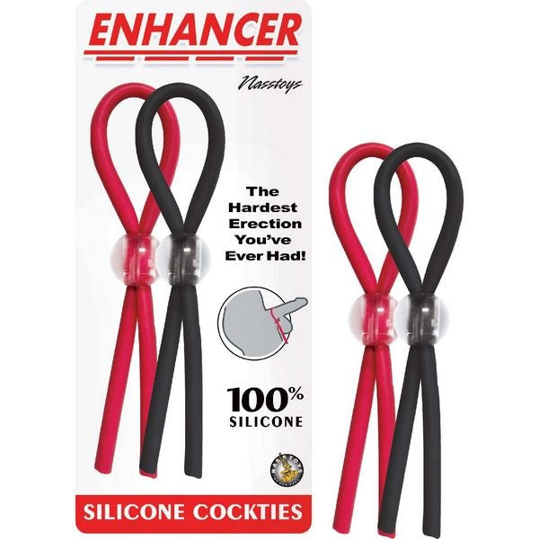 Nasstoys ENHANCER Adjustable Silicone Cockties - Comfort and Durability Stretchy Cock Rings