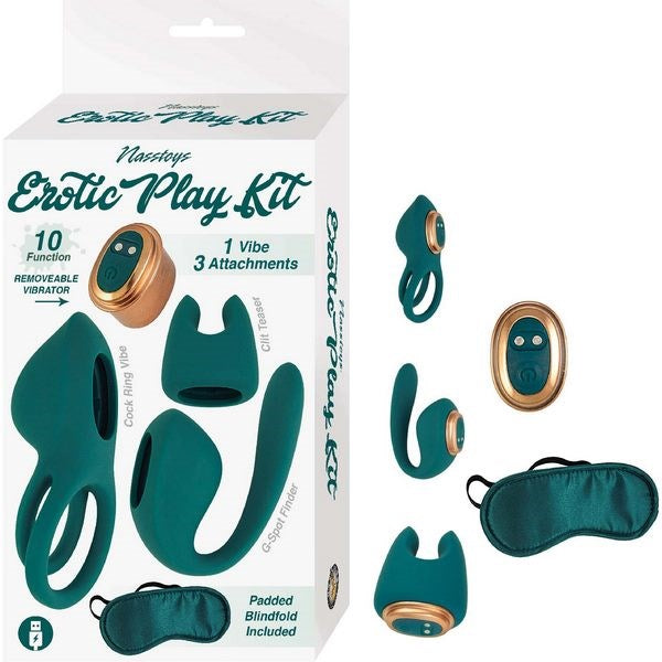 Nasstoys Sensual Exploration Kit - Vibrator with Attachments Sex Kits