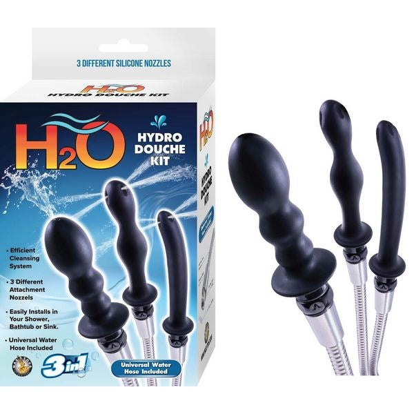 Nasstoys H2O Hydro Douche - Premium 3-in-1 Enema Cleansing System Enemas and Douches