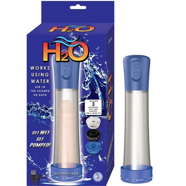 H2O Rechargeable Vibrating Penis Enlargement Pump Penis Pumps And Stretchers