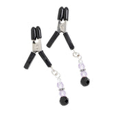 Sparkling Glass Bead Nipple Clamps - Moderate Stimulation Nipple and Clit Clamps