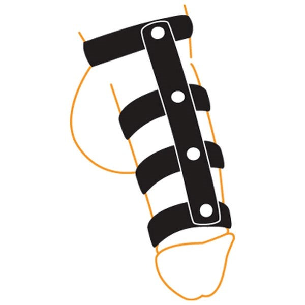 Spartacus Premium Leather Vertebrate - Elevate Your Pleasure Ball and Cock Toys