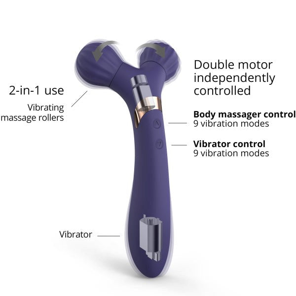 LOVE TO LOVE Fireball - Dual Motor Vibrating Massager for Relaxation and Pleasure Body Wands