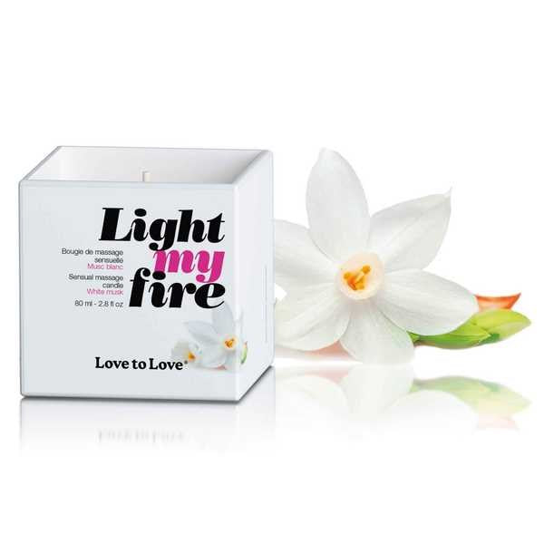 Love To Love Light My Fire Sensual Massage Candles Bath and Intimate Fragrances