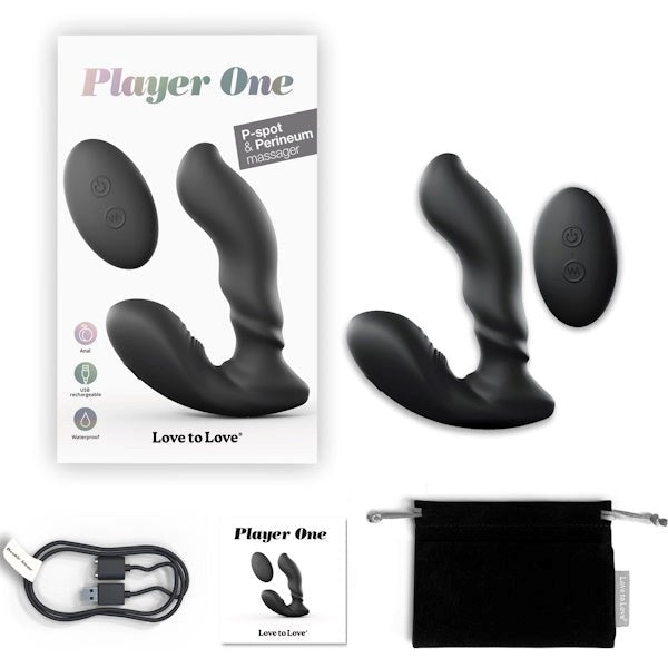 LOVE TO LOVE Player One - Dual-Motor Prostate Massager for Powerful Stimulation Prostate Toys