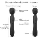 LOVE TO LOVE Twist Double Ender - Dual Vibrating Wand for Endless Delight Body Wands