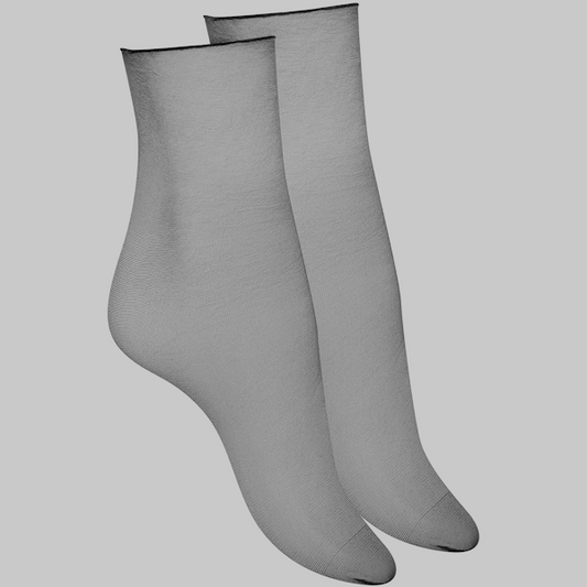 Maison Close Elegant Cut-and-Curl Sheer Socks Fancy Dress Ups