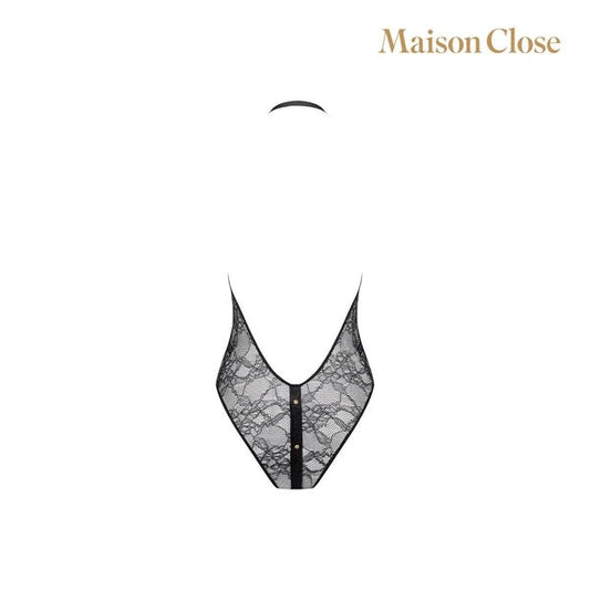Maison Close Lace-Detailed Curve-Hugging Bodysuit Teddies and Bodysuits