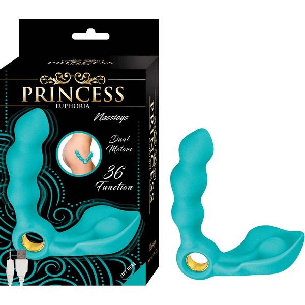 PRINCESS Euphoria - Dual-Motor Silicone Vibrator for G-Spot or P-Spot Stimulation Prostate Toys