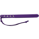 Sultry Seduction - Purple Oil Tan Leather Mini Whip Swatter Whips And Crops