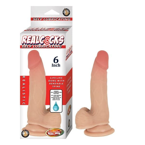 REALCOCKS Self-Lubricating Pleasure Companion - 6 Inch Realistic Dildos