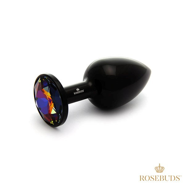 Rosebuds Premium Crystal Aluminium Butt Plug - Indulge in Luxurious Anal Play Butt Plugs