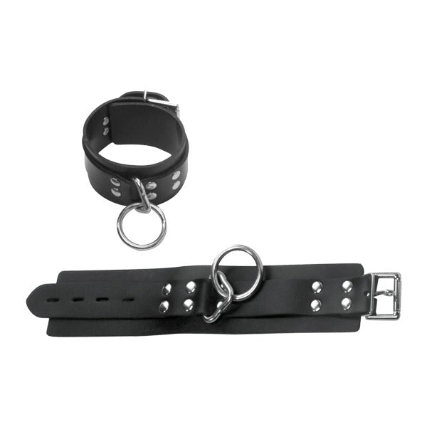Spartacus Rubberline Locking Restraint Ankle Cuffs Cuffs and Restraints