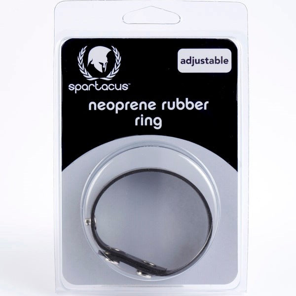 Rubberline Neoprene 3-Snap C-Ring Bondage Accessory Cock Rings