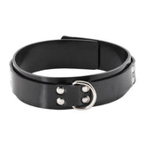 Spartacus Enterprises - Versatile Rubber Bondage Collar with D-ring Collars and Leads