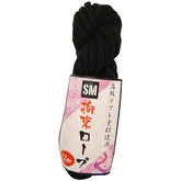 SM Restraint Soft Bondage Rope 12 metres Black Cuffs and Restraints