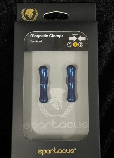 SPARTACUS Magnetic Clit or Tit Clamps Dumbbell Nipple and Clit Clamps