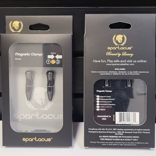 SPARTACUS Magnetic Nipple Or Clit Clamps Arrow - Nipple and Clit Clamps