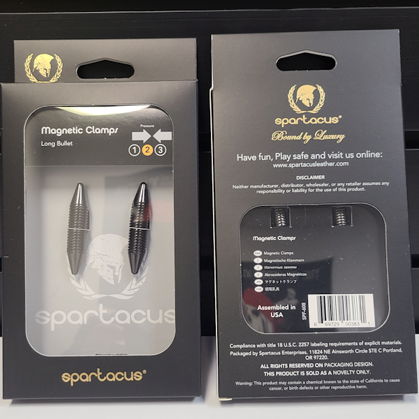 SPARTACUS Magnetic Tit or Clit Clamps - Precise Stimulation Nipple and Clit Clamps