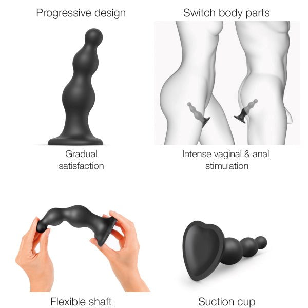 Strap-On-Me Deluxe Dildo Plug - Silky Smooth Stimulation Anal Dildos