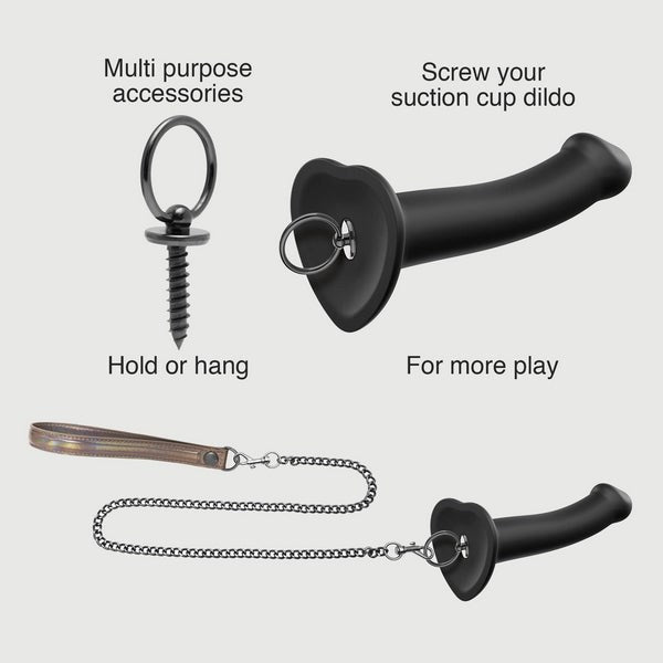 Strap-On-Me Dildo Base Finger O-Ring - Unlock New Possibilities Collars and Leads