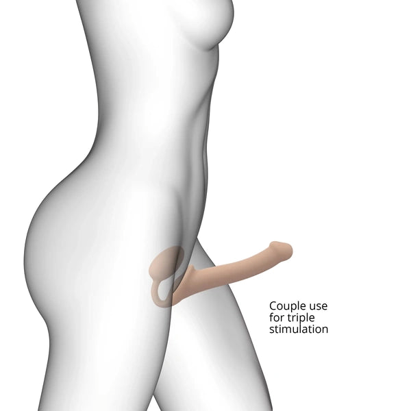 STRAP-ON-ME Semi-Realistic Strapless Strap-On - Large for Dual Delight Strap On Sextoys