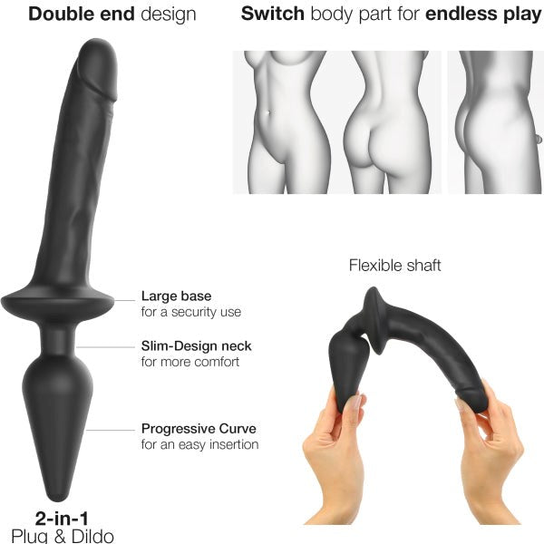 STRAP-ON-ME Versatile Silicone Dildo and Plug Set Anal Dildos