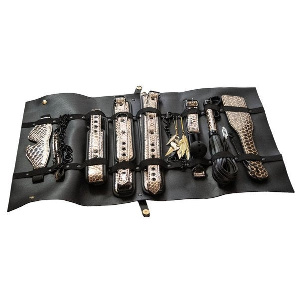 Luxury BDSM Travel Kit - THE TRAVELER 10 PC Bondage Set Bondage Kits