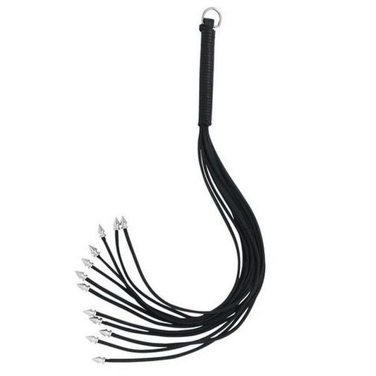 Thong Whip With Spiked Metal Ends - Whips And Crops