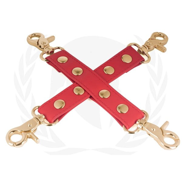 Spartacus Vegan Hog Tie - Vibrant Red BDSM Accessory Cuffs and Restraints