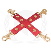 Spartacus Vegan Hog Tie - Vibrant Red BDSM Accessory Cuffs and Restraints