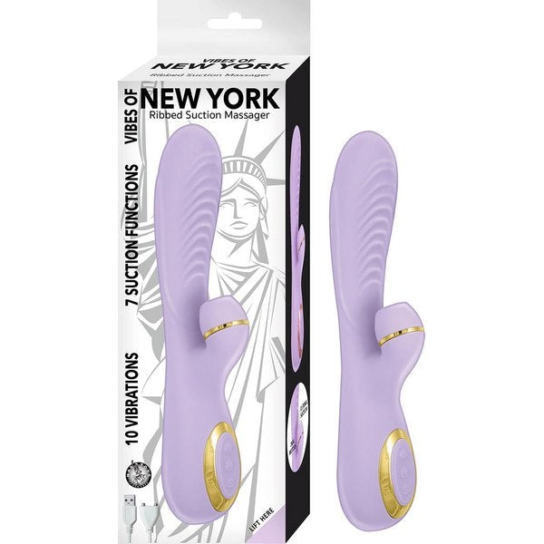 VIBES OF NEW YORK - Rechargeable Clitoral Suction Massager Clit Ticklers and Pulsators